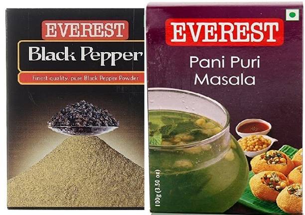 EVEREST Black Pepper +Pani Puri Masala,