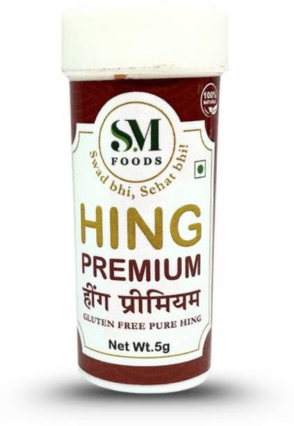 SM FOODS 100% Pure Hing Crystals – Natural, Gluten-Free Asafoetida Granules