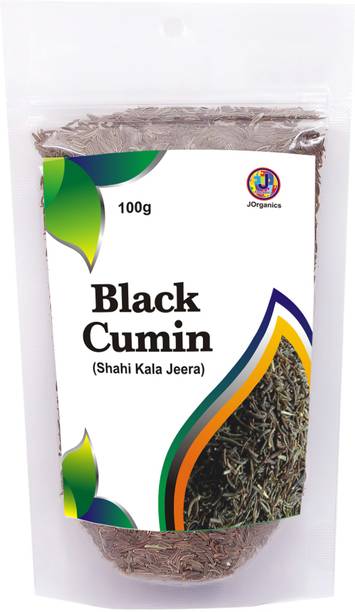 J Organics Black Cumin seeds -100 g, karunjeeragam, kala jeera, kalonji seeds