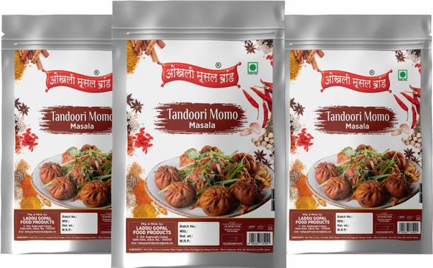 okhli musal brand Authentic Beijing Traditional Tandoori Momos Masala 240gm(pack of 3x 80gm)