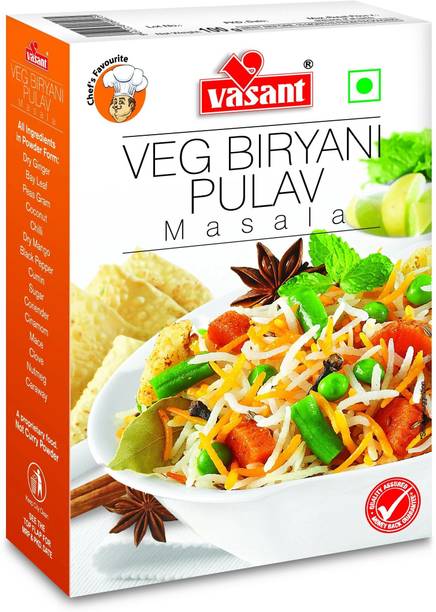 VASANT Veg. Biryani Pulav Masala, Pulav Masala, Pulav Indian Spices & Masala