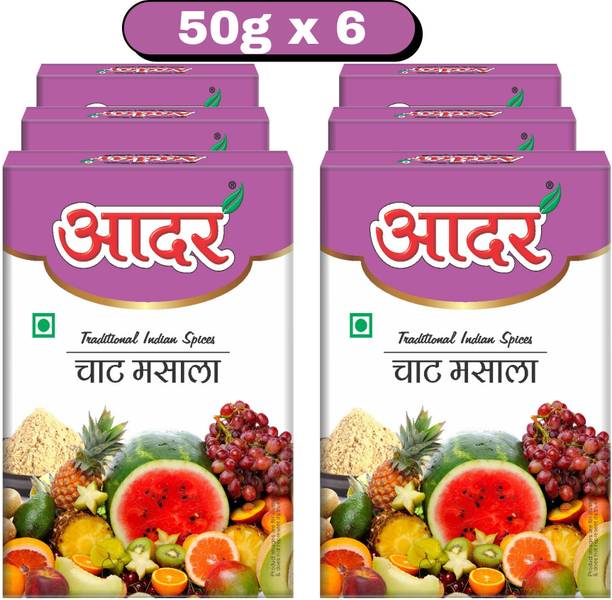 AADAR Chaat Masala Powder 50gm Box Pack of 6