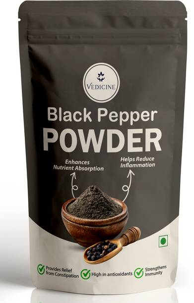 VEDICINE Premium Quality Kali Mirch - Black Pepper Powder - Piper Nigrum