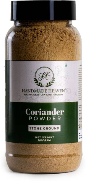 Handmade Heaven Coriander (Dhaniya) Powder| Earthy Aroma & Digestive Natural Spice Jar