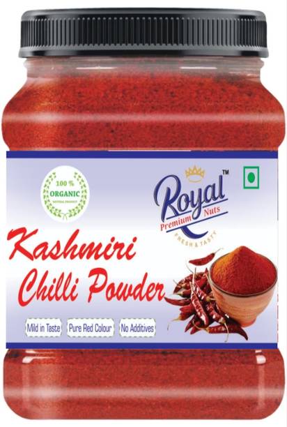 Royal Premium Fresh and Natural Kashmiri Lal Mirch | Red Chilli Powder No Artificial Additives