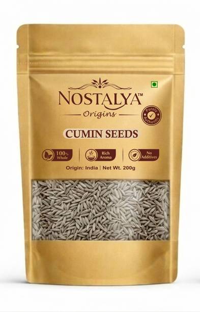 Nostalya Premium Cumin Seeds (Jeera) | Rich Flavor | No Preservatives