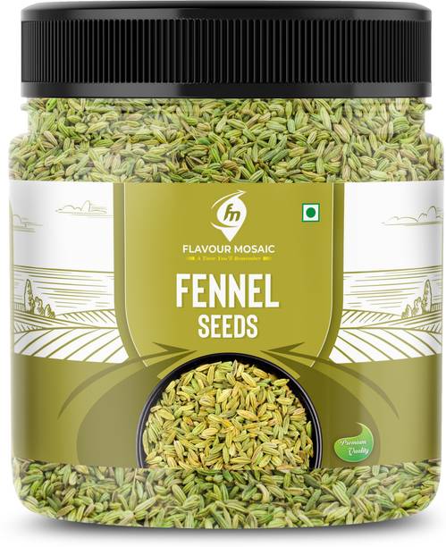 Flavour Mosaic Fennel Seeds 500g | Organic Saunf | No Colours or Preservatives