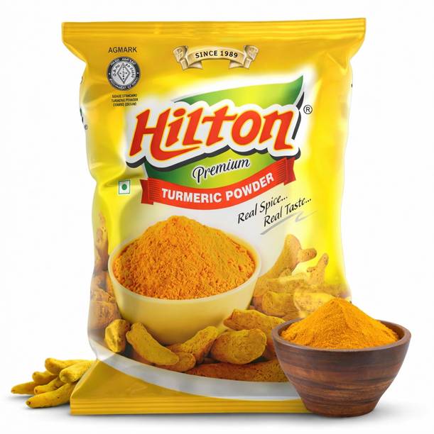 HILTON Turmeric (Haldi) Powder | Natural Turmeric | Rich Taste & Color