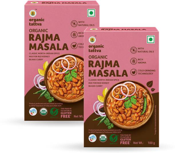Organic Tattva Organic Rajma Masala 100g Each