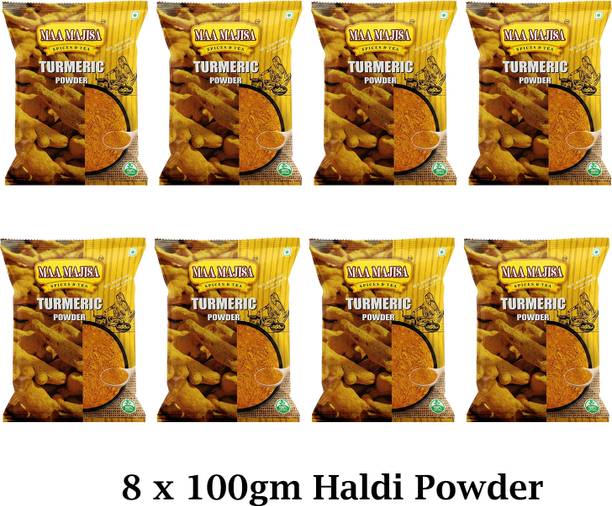 MAAMAJISA 100% Pure Natural Organic Turmeric Haldi Powder for Eating, Drinking, Cooking