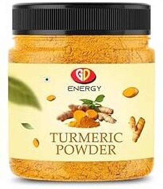 Gd Energy Turmeric Powder Natural Golden Haldi Powder |Wth No Added Flavours and Colours|