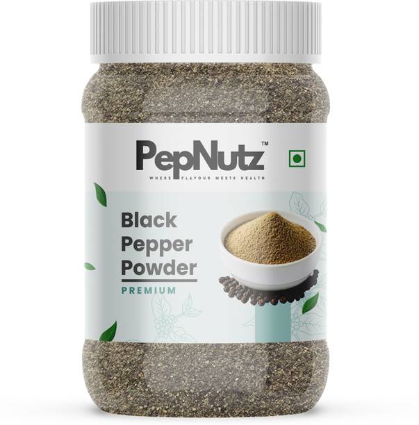 PepNutz Premium Black Pepper Powder –100% Natural Spice for Cooking & Health