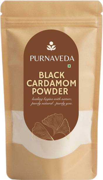 Purnaveda Black Cardamom Powder | Badi Elaichi Powder