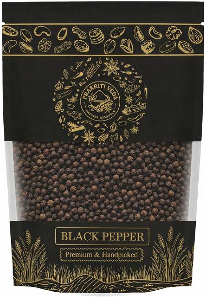 PrakritiVeda Black Pepper Whole (Kali Mirch)