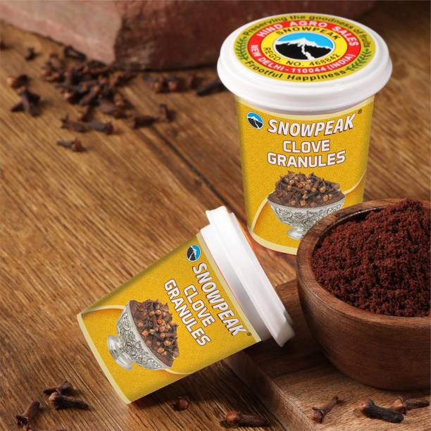 SNOWPEAK 100% Natural & Pure Raw Dried Clove Granules Pack of 2