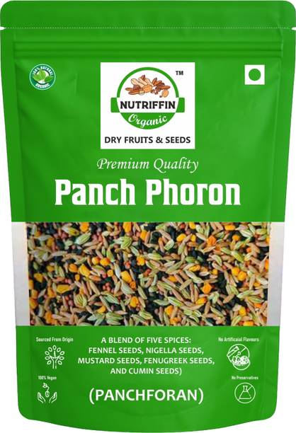 Nutriffin Organic Panch Phoron Whole Mix Spices | Panchforan | Authentic | Five Spice Mix