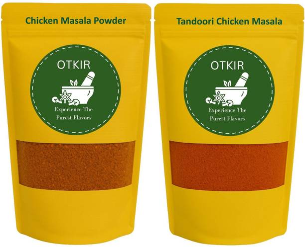 Otkir Home Made Chicken Masala, Tandoori Chicken Masala Powder Combo Pack 50 Gram Each