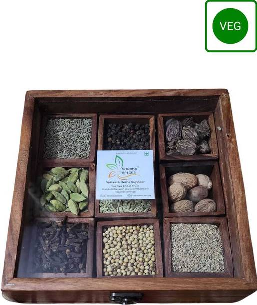 shobha spices Organic 9 Spices Combo Box