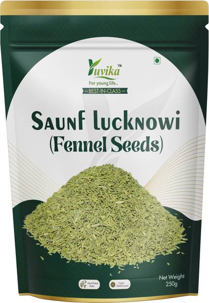 युविका Saunf Lucknowi - Sonf Choti - Foeniculum Vulgare - Fennel Seeds Small