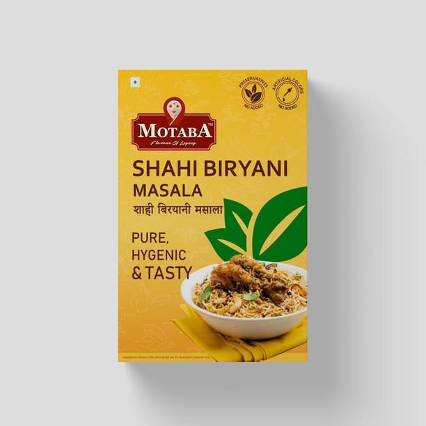 MOTABA Tasty Delicious Shahi Biryani Masala, Natural Spices Blends- Pack of 1