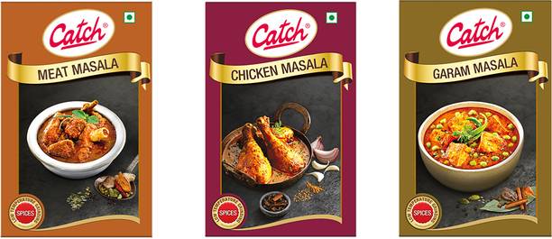 कैच Meat Masala 100g + Chicken Masala 100g + Garam Masala 100g, Spice/Masala Combo