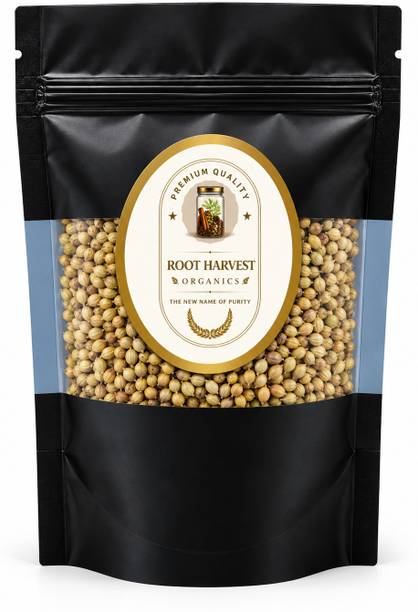 root harvest organics Sabut Dhaniya (Coriander Seeds) Fresh Aromatic Kitchen Spice