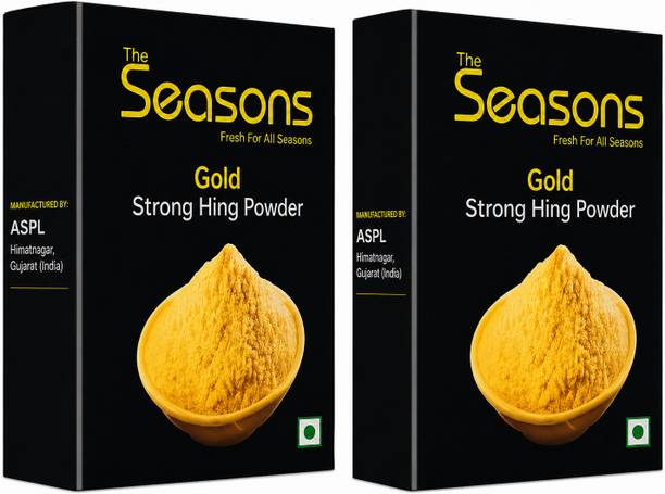 THE SEASONS FOOD PRODUCTS Hing Powder Pack of 2 (each 100gm)| Premium Asafoetida for Tadka, Dal, Curry