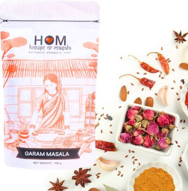 HOM (house of masala) Garam Masala Powder | Blended Spice & Whole Masala GM03