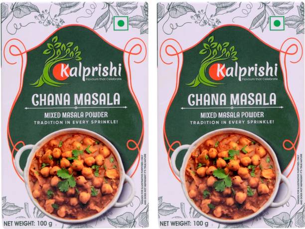 Kalprishi Chana Masala 100g x 2 | Premium Chole Masala | Pack of 2