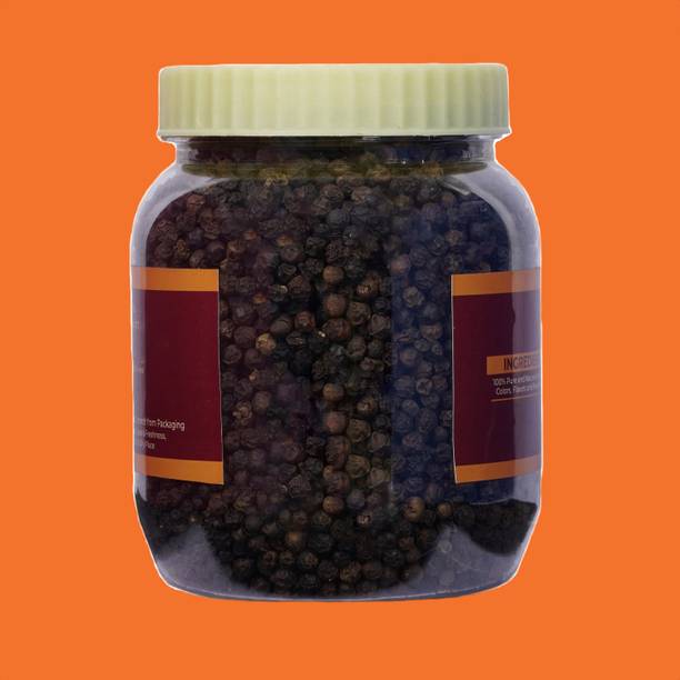 JMN Premium Organic Bold Black Pepper | Kali Mirch Whole|Black Pepper