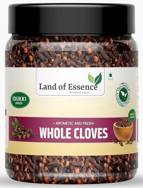 Land of Essence Organic Cloves Whole | Premium Laung Spice | 100% Natural & Aromatic |