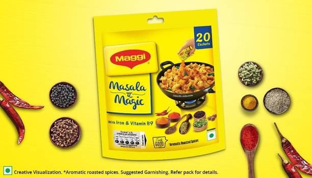 Maggi 40 Sachets Pack Masala-e-Magic Roasted Indian Spice Blend for Homemade Cooking