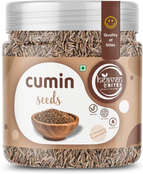 HEAVEN BITES Cumin Seed (Jeera) | 100% Natural Spice | No Added Colors or Preservatives