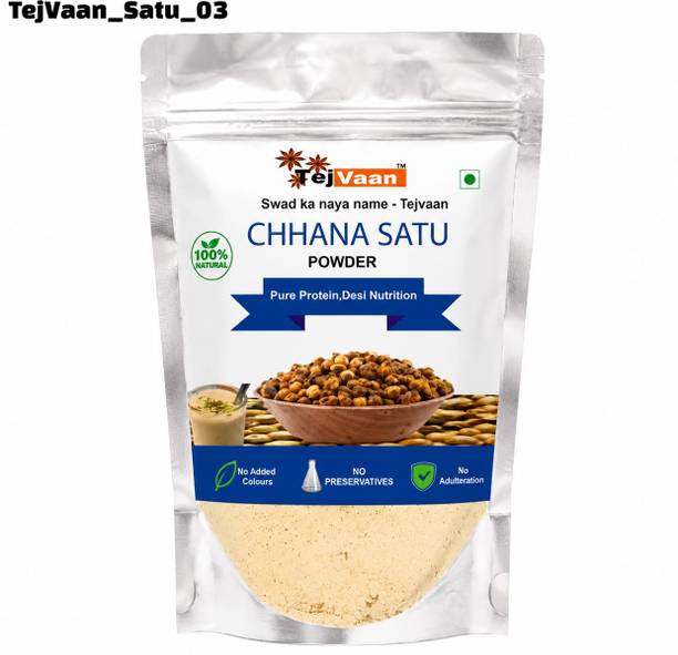Tejvaan Chana Sattu Authentic Indian Roasted Gram Flour High Protein & Fiber 03