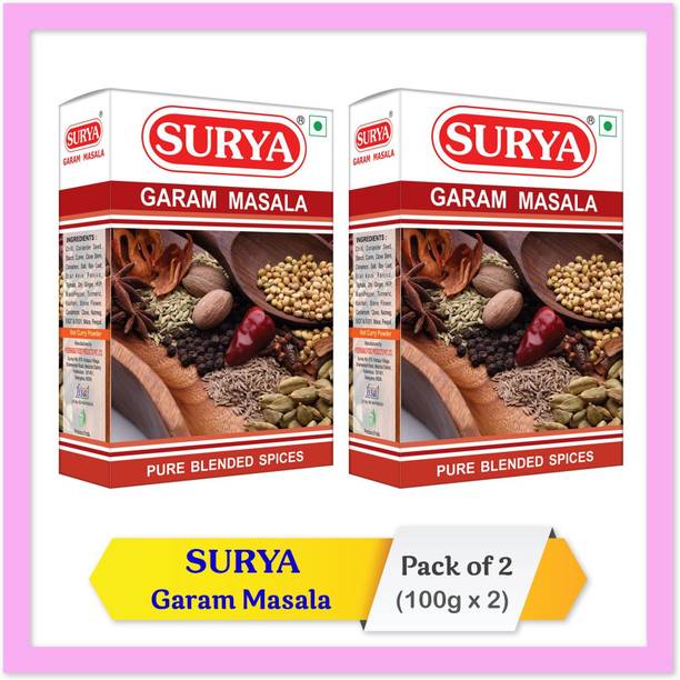 Surya Garam Masala 100g; Pack of 2 (100g x 2)