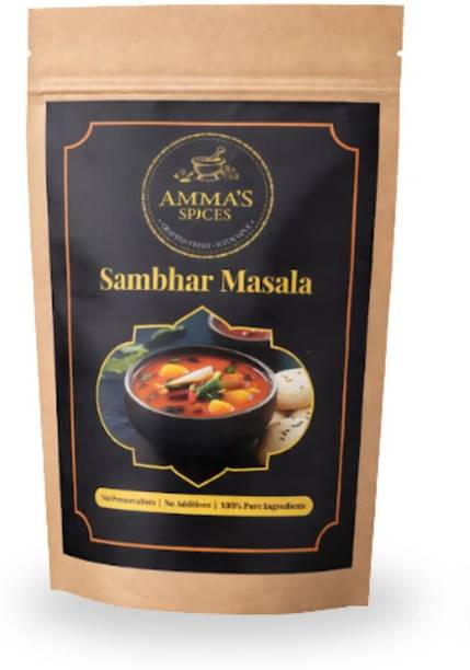 AMMA'S SPICES Authentic Sambhar Masala Powder for South Indian Sambar with Rich Aroma
