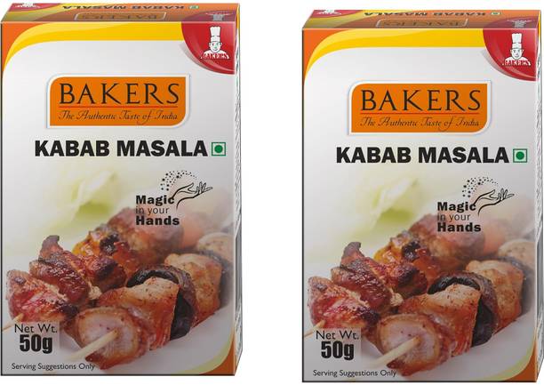 BakeVale BAKERS Kebab Masala 100g Pack of 2