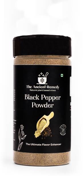 THE ANCIENT REMEDY Black Pepper Powder | 100% Pure & Aromatic Freshly Ground | (