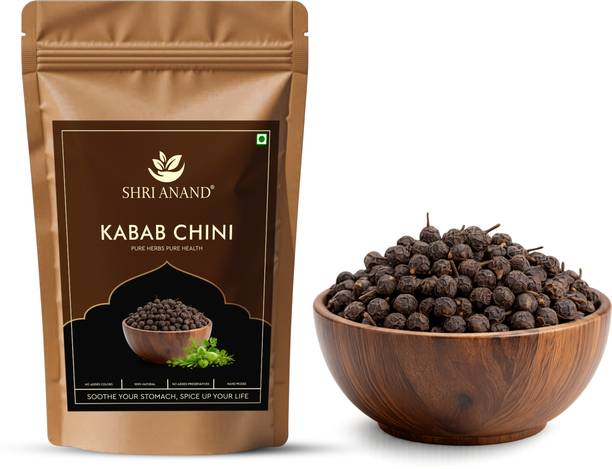 SHRI ANAND Kabab Chini Cubeb Pepper Whole Dried Spice for Paan Masala and Cooking Use