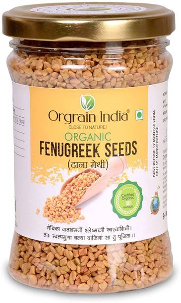Orgrain India Certified Organic Fenugreek Seeds 200g