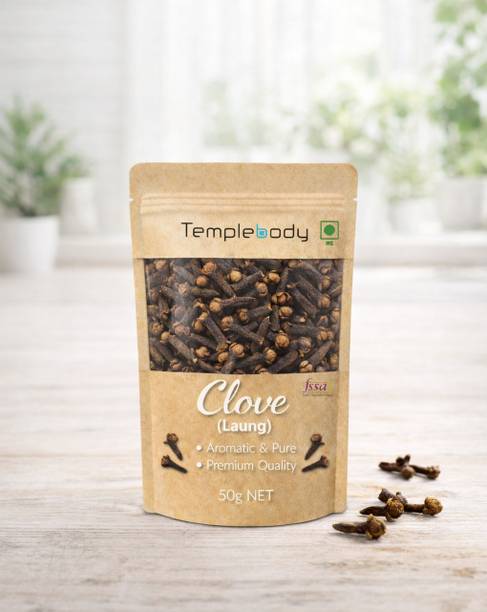 TempleBody Premium Clove (लौंग) | Laung | Ideal for Cooking, Tea, Kadha & Hawan |