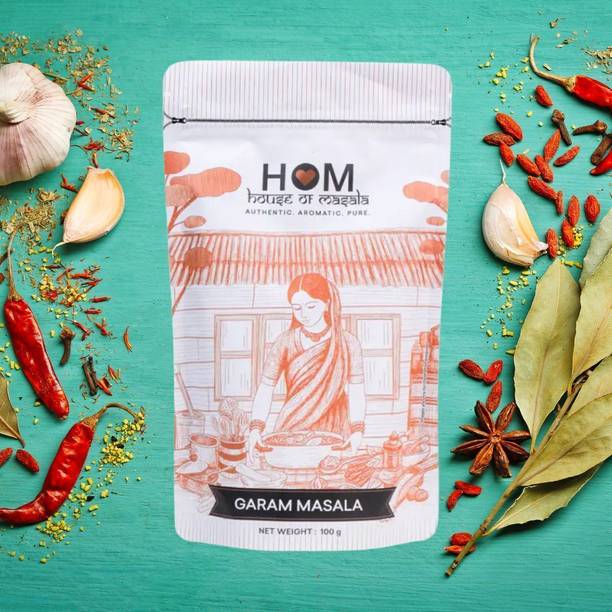 HOM (house of masala) Garam Masala Powder | Blended Spice & Whole Masala GM15