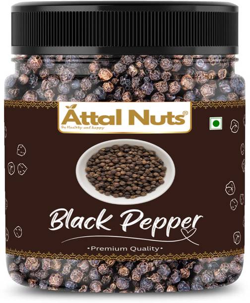 Attal Nuts Organic Black Pepper Whole | Chemical & Pesticides Free Kali Mirch |Pure Natural