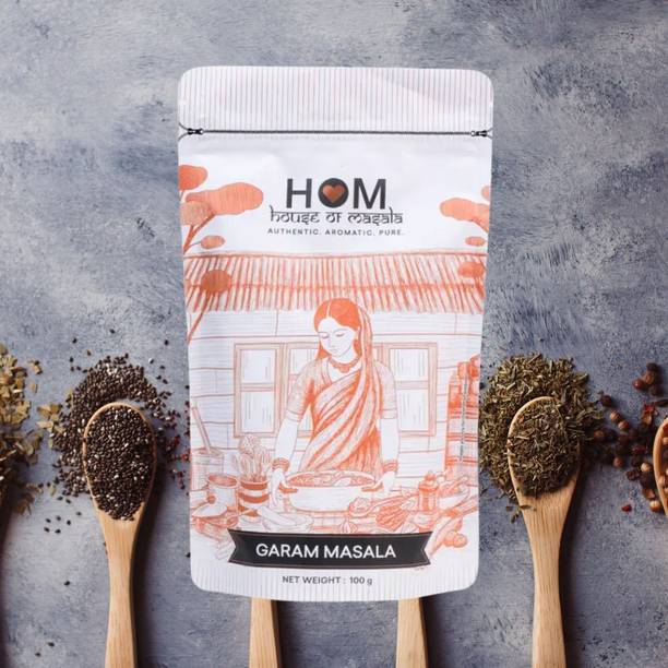 HOM (house of masala) Garam Masala Powder | Blended Spice & Whole Masala GM04