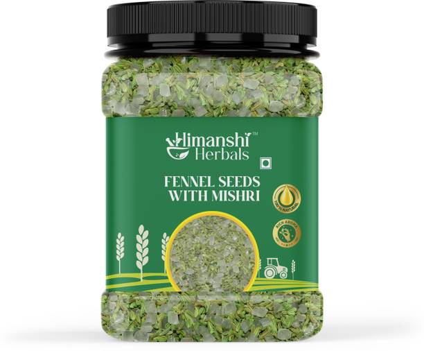 HIMANSHI HERBALS Pure and Natural Saunf and Mishri | Mouth Freshner