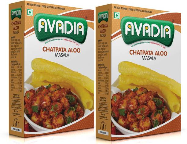AVADIA CHATPATA ALOO MASALA | SPICE BLEND MIX |100 g x2 | PACK OF 2 |