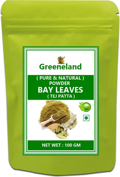 GREENELAND -ORG- BAY LEAVES POWDER ( Tej Patta Powder / Cinnamomum Tamala ) 100 GM