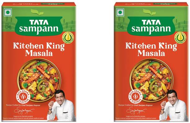 Tata SAMPANN KITCHEN KING MASALA WITH NATURAL OILS 200GRAMS PACK OF 2