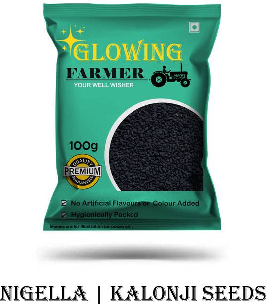 GLOWING FARMER Premium Quality Kalonji Seeds | Nigella Seeds | Black Cumin Seeds