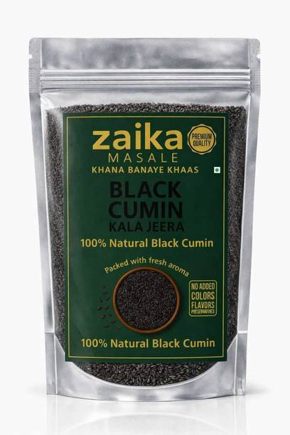 zaika masale Black Cumin (Kala Jeera) 100g| 100% Natural Black Cumin Seeds